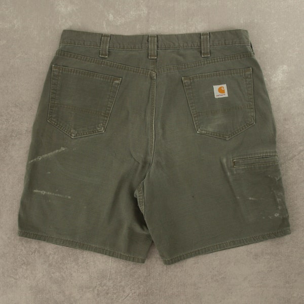 Vintage Carhartt Utility Shorts W38 Green