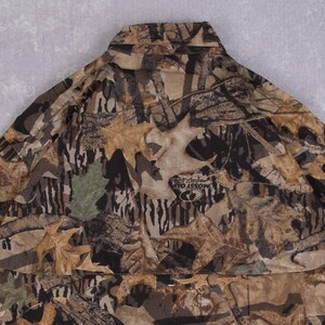 Vintage Realtree Mossy Oak Hemd Large Herren 1990s Beige Camouflage Bild 4