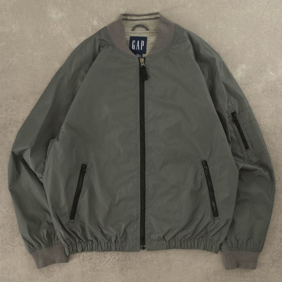 Gap nylon bomber jacket deals