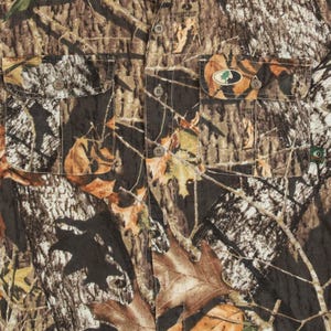 Vintage Mossy Oak Real Tree Shirt Medium Men's Brown Camouflage image 7