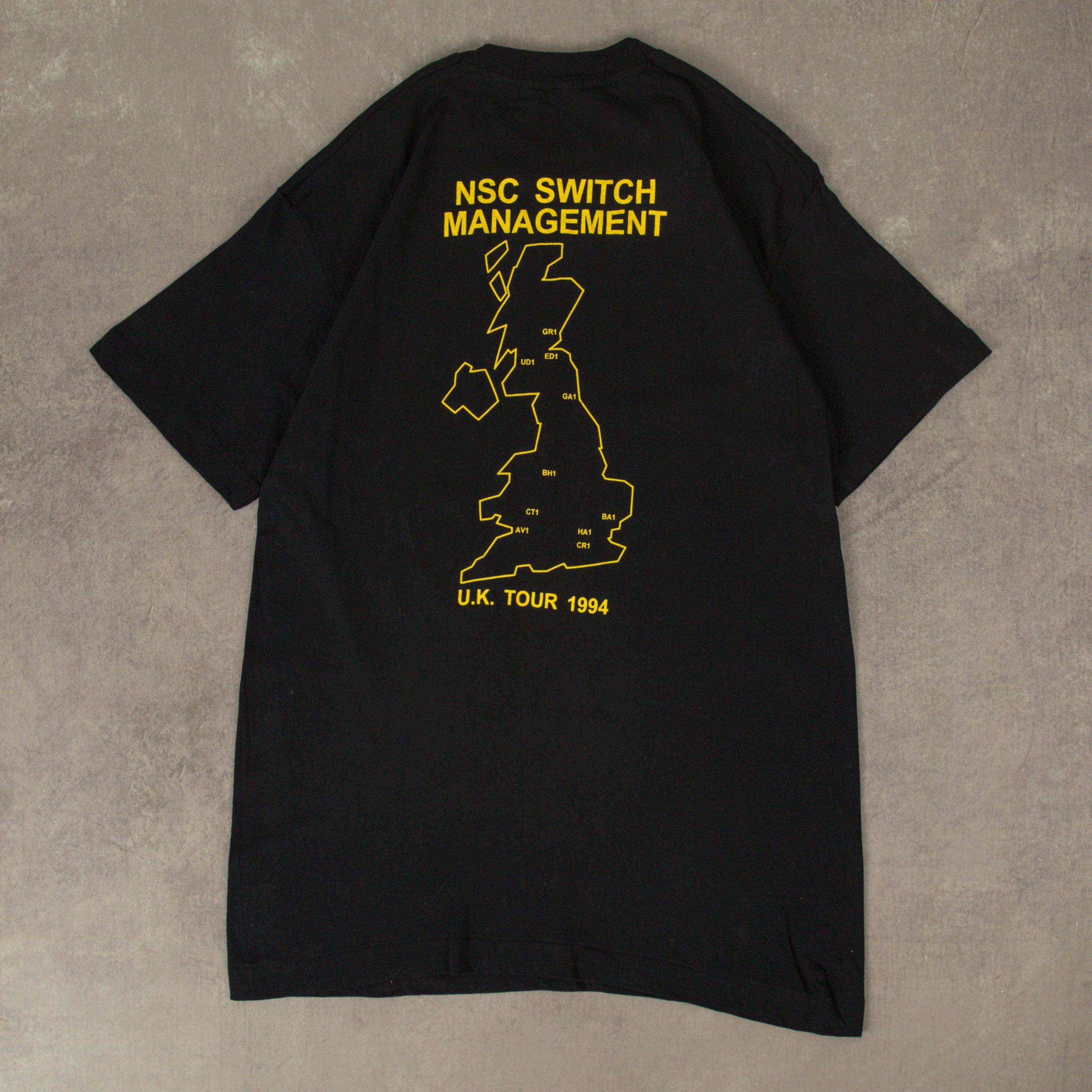 Vintage 1994 Nsc Switch Management Single Stitch T-shirt