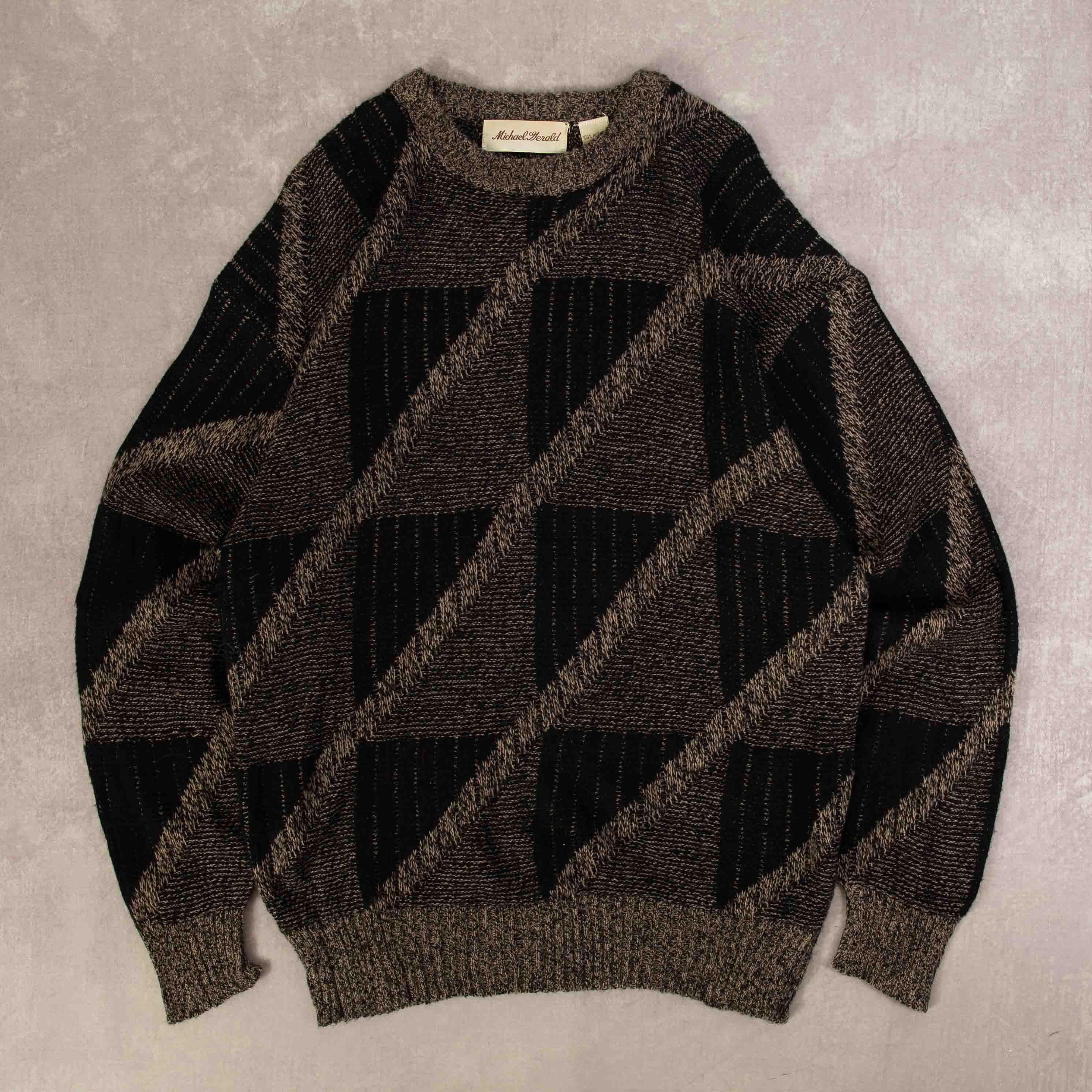 沸騰ブラドン Vintage Women's Korea in Made Acrylic L Jumper Knitted 80s トップス