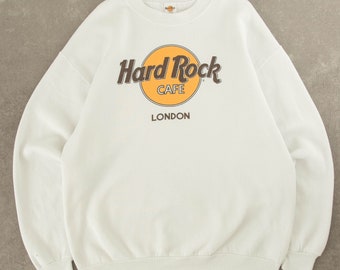 Vintage Hard Rock Cafe London Sweatshirt XL White