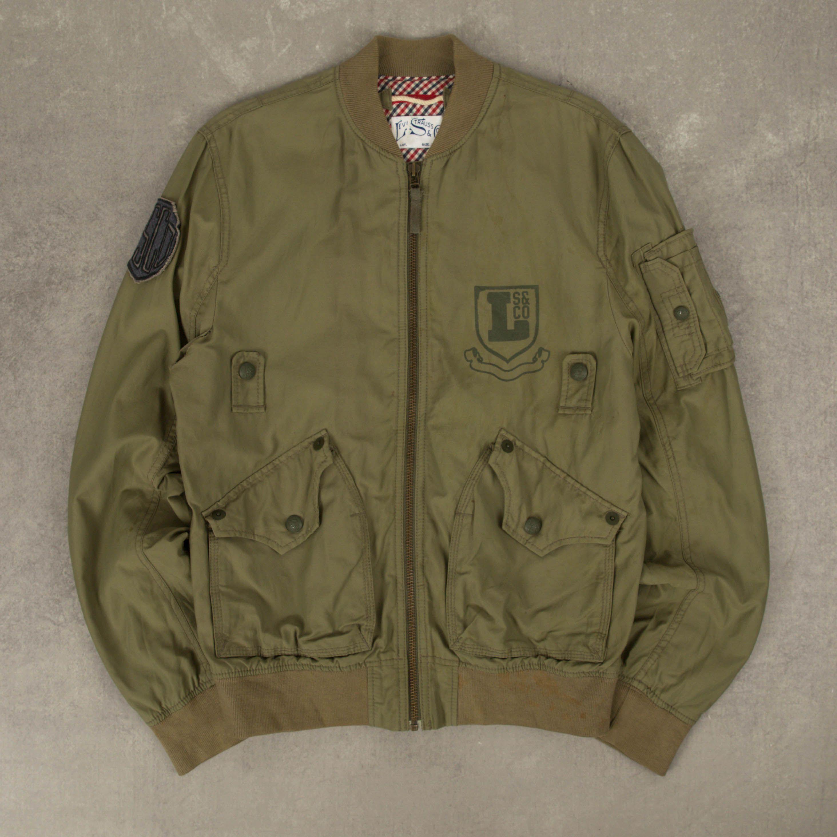 Levis khaki jacket hot sale