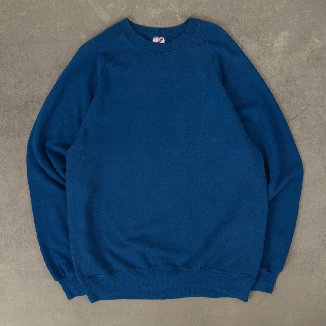 トップス Cheswick cotton100% vintage raglan sweat Cheswick Made in Canada Vintage Raglan Sweatshirt L Red Grey
