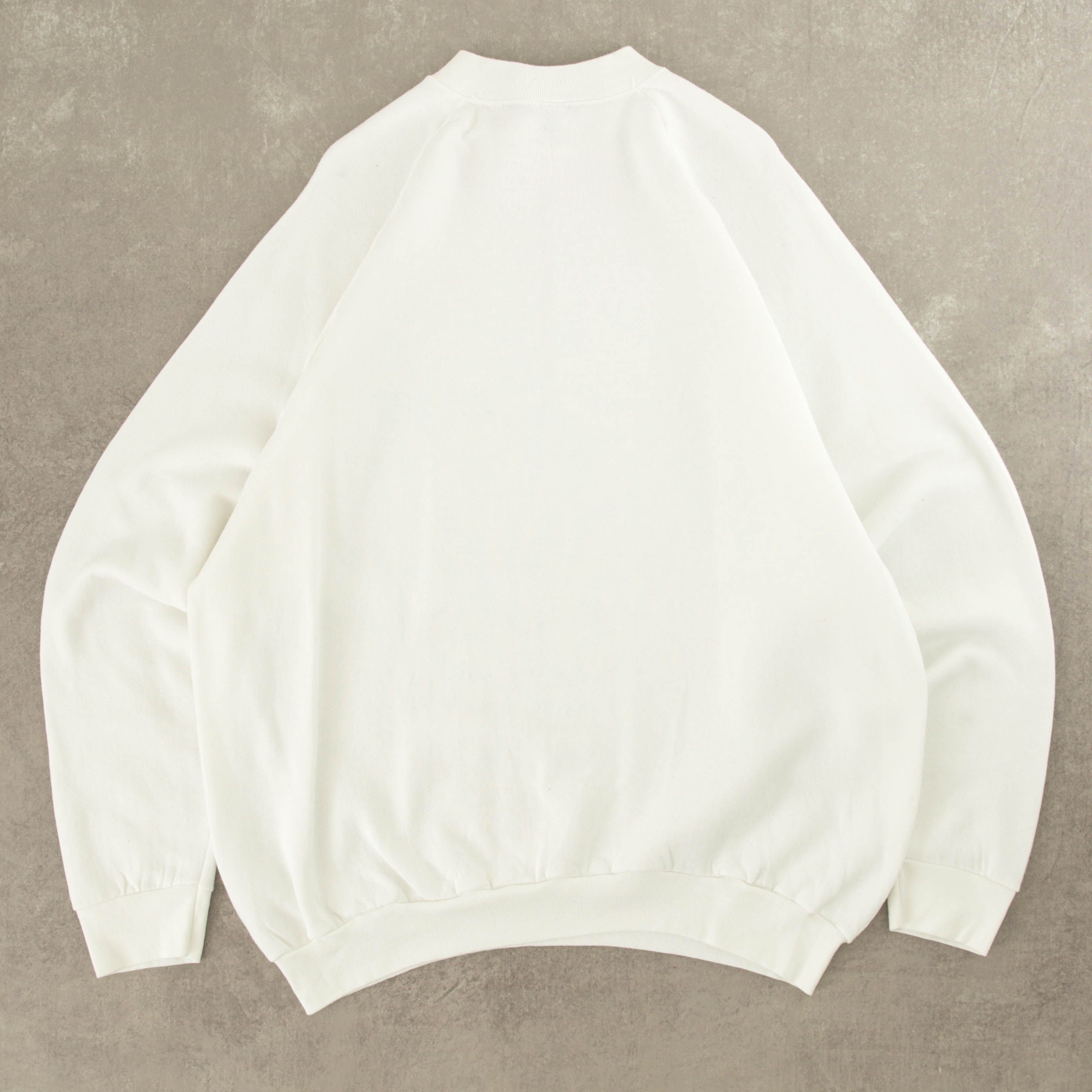 Vintage 1990s Blank Raglan Sweatshirt USA Made XL White - Etsy Vintage 1990s Blank Raglan Sweatshirt USA Made XL White - Etsy