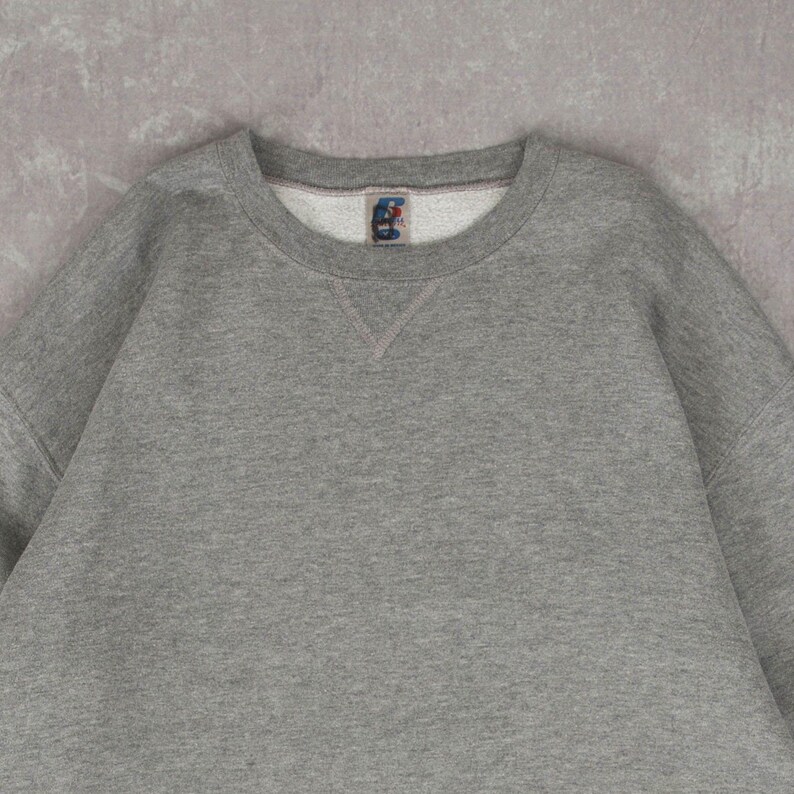 SIMPLY FOR SPORTS Plain Blank Sweatshirt, Men's Size XL cotton gray type Vintage Second Hand