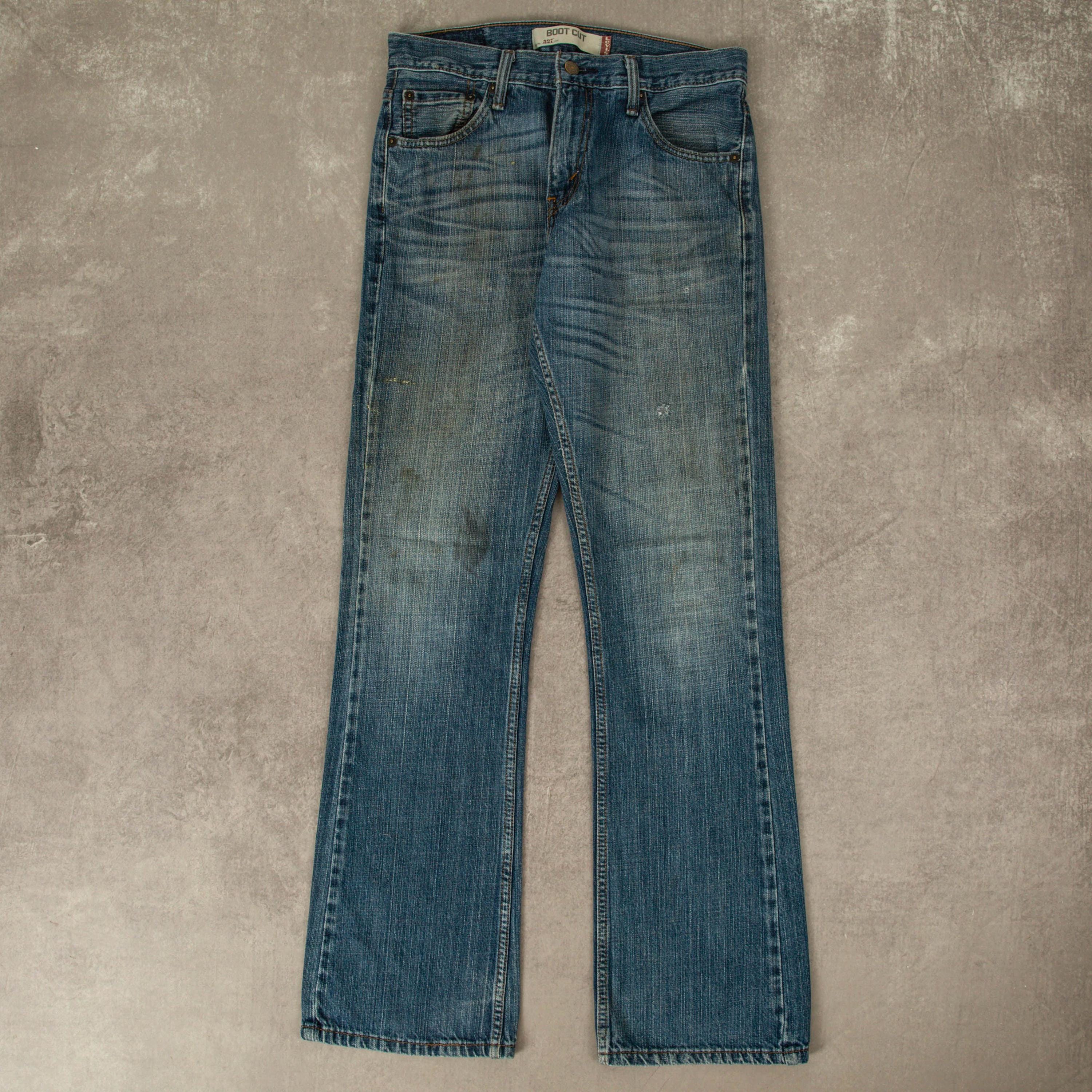リーバイス　ビンテージレア ヴィンテージ リーバイス 527 ジーンズ W29 L32 ブルー - Etsy 日本