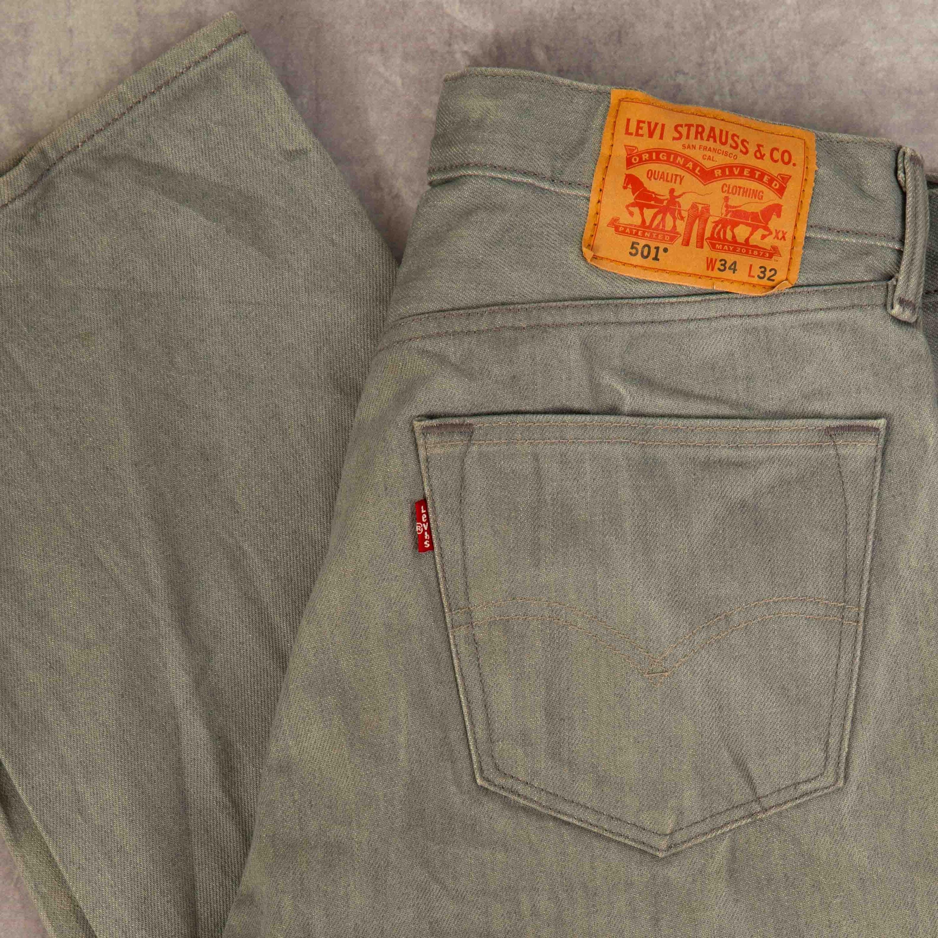 Vintage Levi's 501 Straight Fit Jeans W32 L32 Men's Light