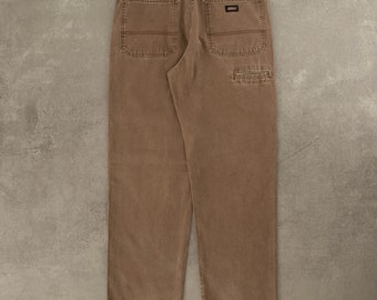 Vintage Dickies Utility Trousers W33 L33 Brown