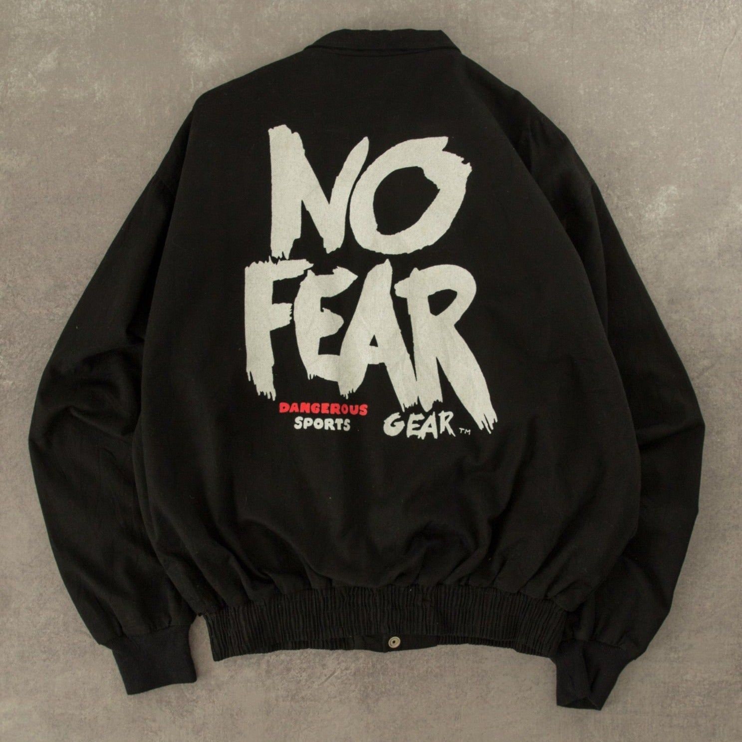 No fear bomber jacket sale