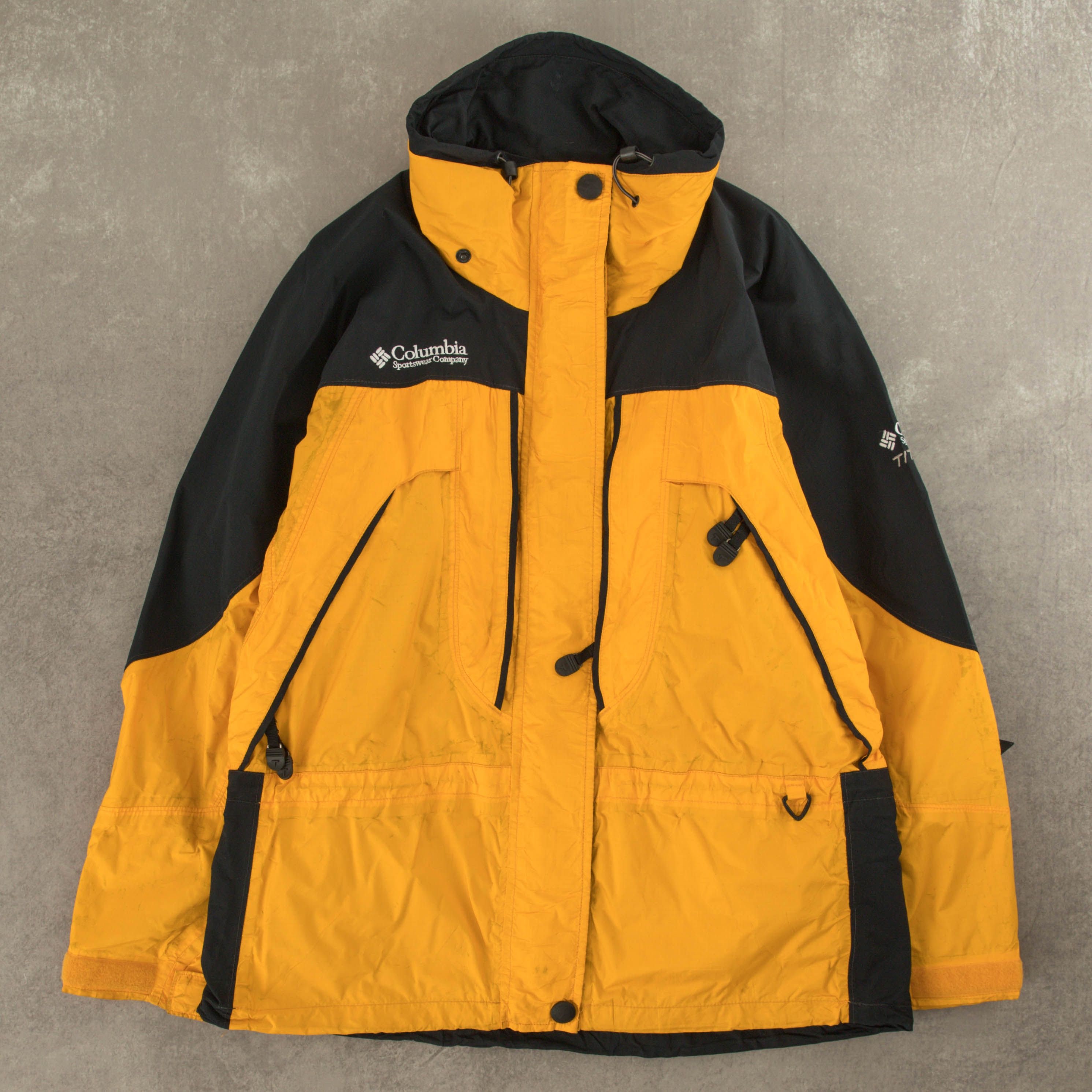 Vintage Columbia Titanium Jacket Medium Yellow Etsy Denmark