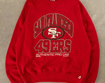 Vintage 1996 San Francisco 49ers Sweatshirt USA Made XL Red