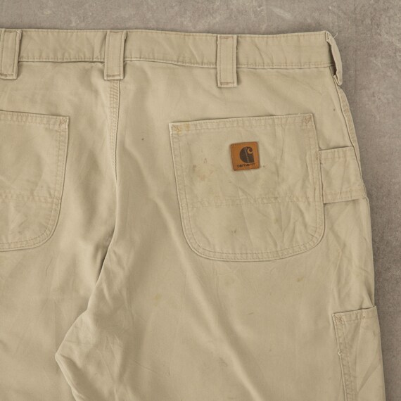 Vintage Carhartt Carpenter Shorts W38 Beige - Etsy