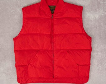 VINTAGE 90s | Eddie Bauer EBTEK Technical Down Vest Jacket Sz L - Etsy