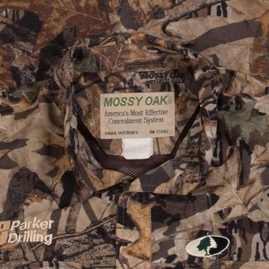 Vintage Realtree Mossy Oak Hemd Large Herren 1990s Beige Camouflage Bild 5