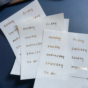 Days of The Week