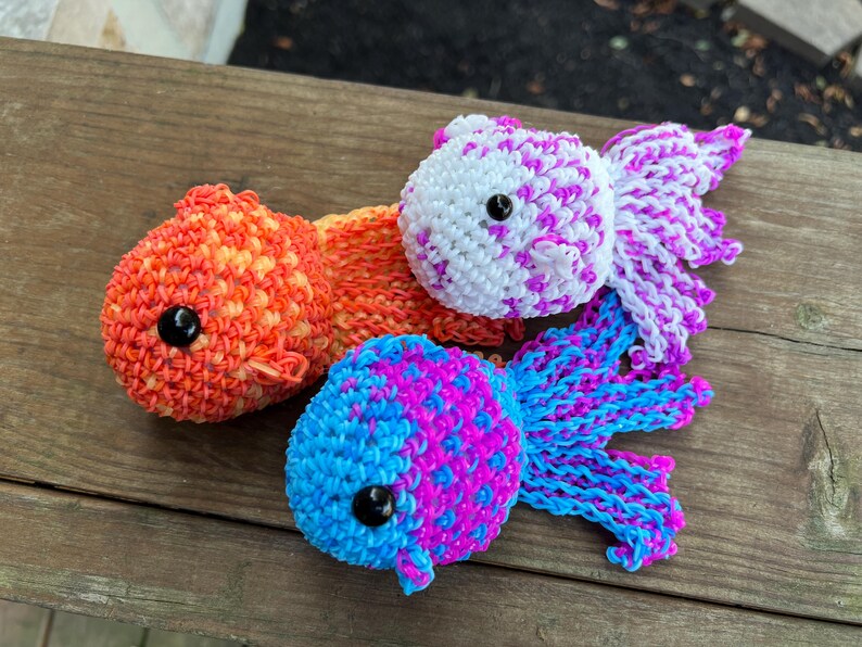 Fish - Rainbow Loom, Loomigurumi - Etsy
