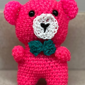 Teddy Bear - Rainbow Loom Loomigurumi