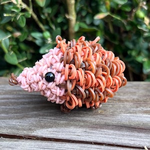 Hedgehog - Rainbow Loom, Loomigurumi
