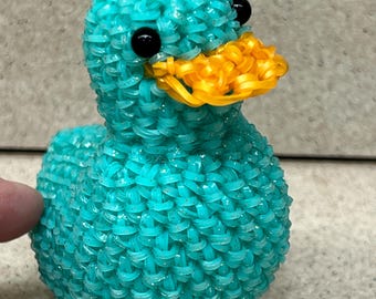 Rubber Ducky - Large - Rainbow Loom, Loomigurumi
