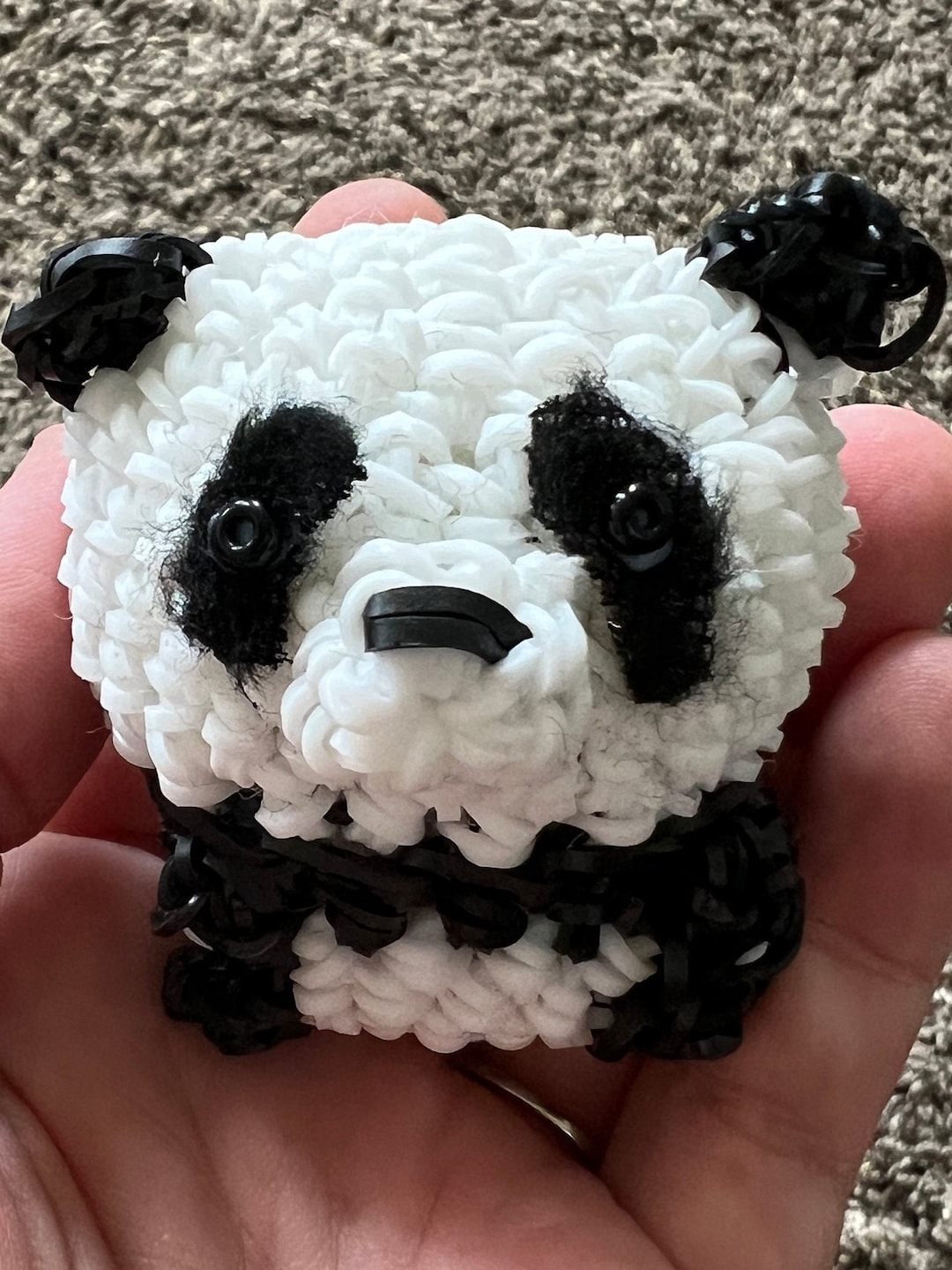 Pocket Panda Rainbow Loom Loomigurumi - Etsy