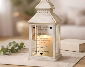 Wedding memorial candle lantern, in memory candle, wedding decoration