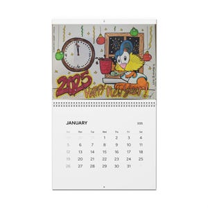 2025 Wall Calendars, Scratchin Gears Comics Calendar, Fuzzy Friends Gift, Official Calendar, Gearheads Planner, Funny Comics Desk Calendar,