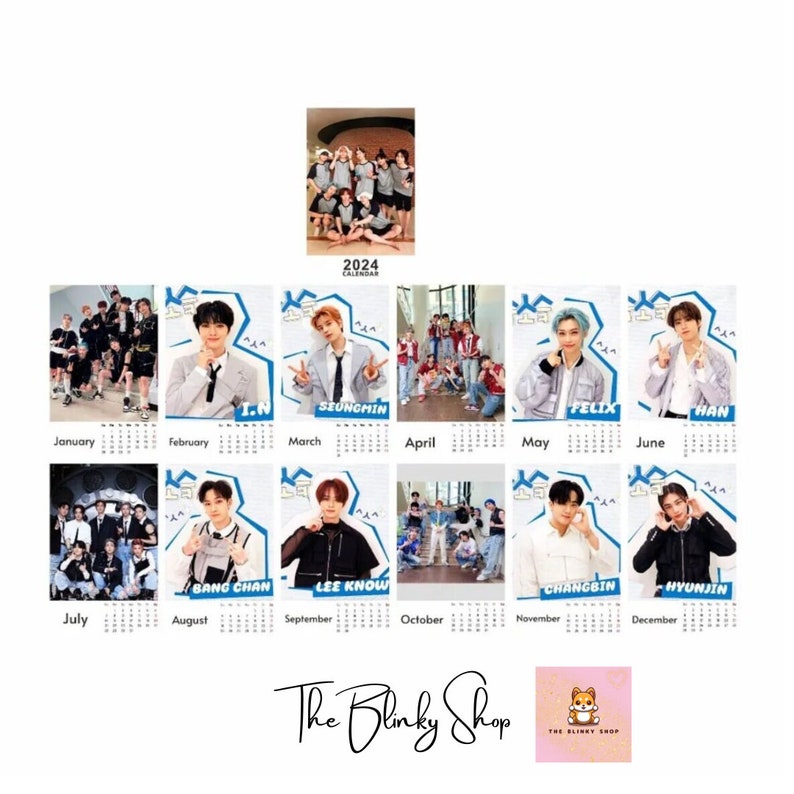 Stray Kids Calendar 2024 Etsy