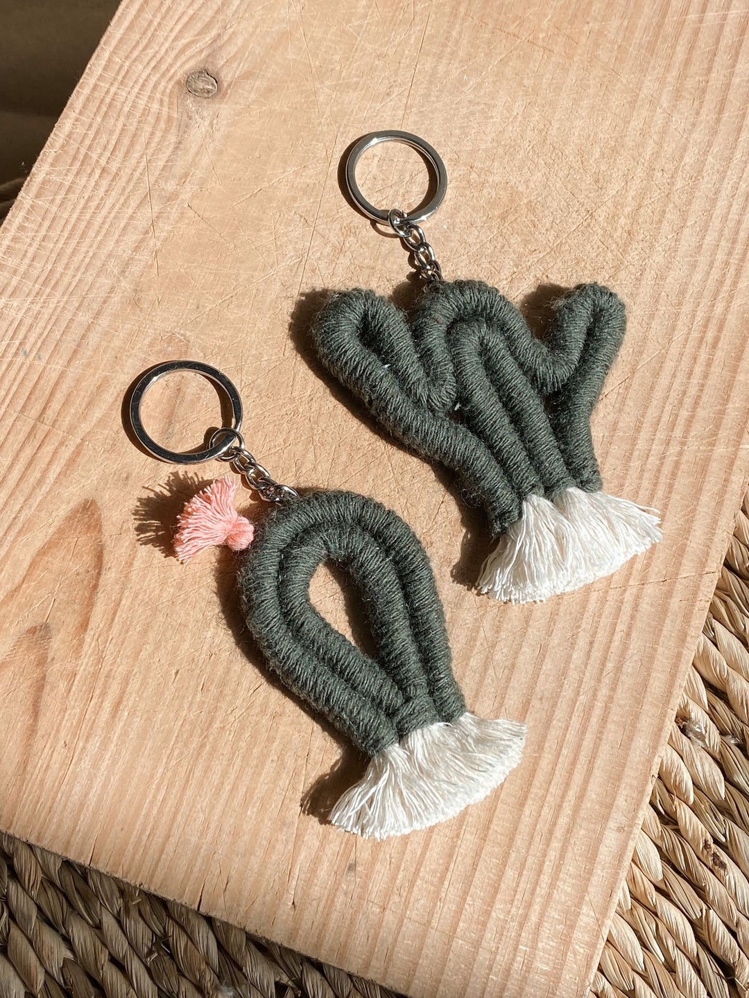 Cactus Keychain Cactus Keychain - Etsy