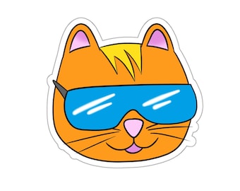 Cool Cat Sticker