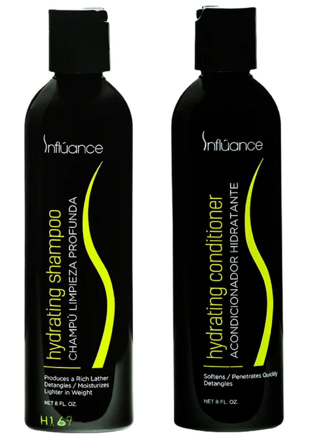 Influance Hydrating Shampoo 8 Oz. and Conditioner 8 Oz. Set All Hair