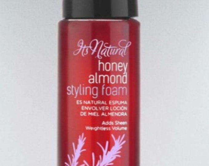 Influance It's Natural Honey Almond Styling Foam 8 Oz. Lightweight Adds Volume Shine Etsy