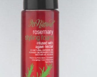 Influance It's Natural Rosemary Styling Foam 8 oz. Lightweight Medium to Firm Hold for Hair Styling FREE SHIPPING