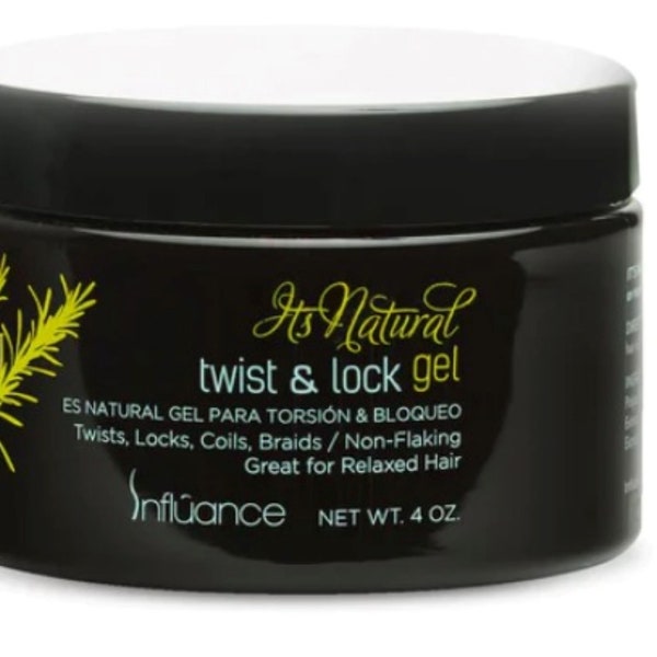 Influance Haircare Twist & Lock Gel 4 oz. Natural Ingredients Haircare
