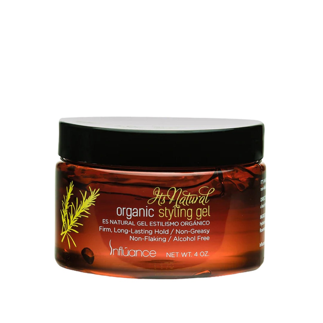 Influance Organic Styling Gel 4 Oz. Alcohol Free Long Lasting Hold Non