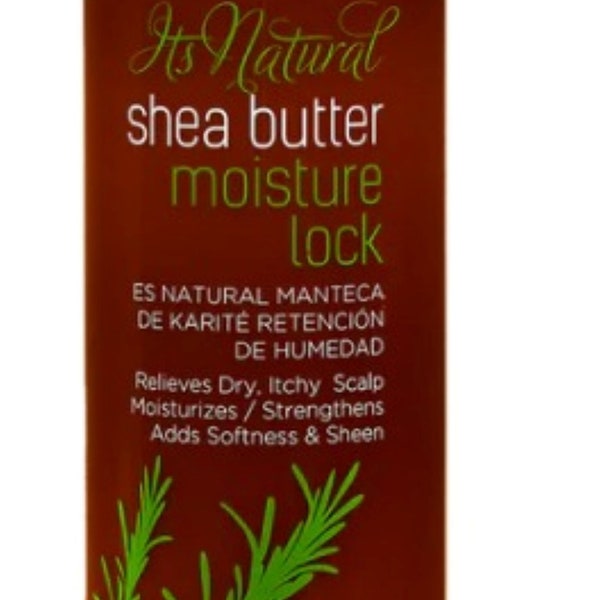 Influance It's Natural Moisture Lock with Shea Butter 8 oz. Conditions Protects Hair