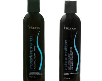 Influance Moisturizing Shampoo 8 oz. and Conditioner 8 oz. Set All Hair Types Free Shipping!