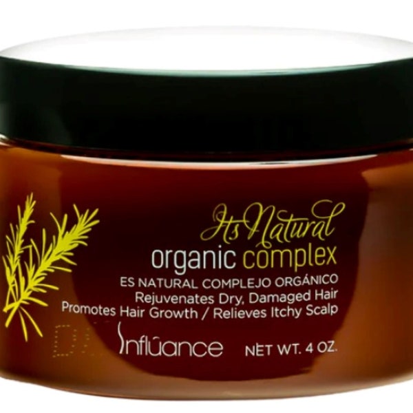 Les huiles naturelles Influance Organic Complex Scalp Therapy favorisent la croissance des cheveux