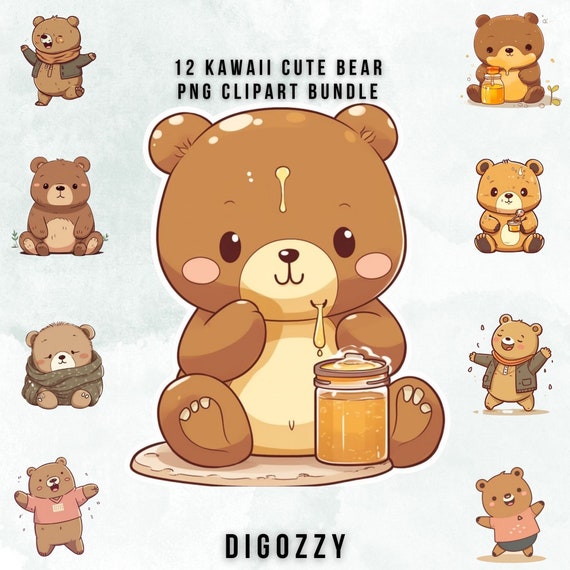 creative stationery cartoon cute bear shape