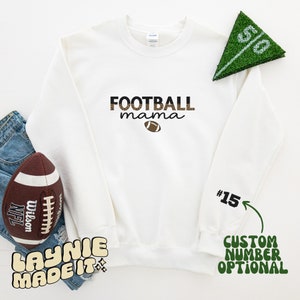 Football Mom Sweatshirt, Personalized Football Sweatshirt, Football Mama Sweatshirt, Football Mom Shirt, Football Mama