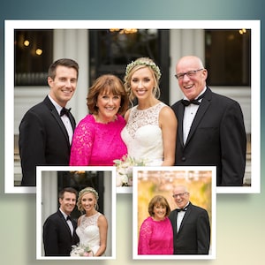 Add A Loved One To a Wedding Photo, Realistic Photo Merge, Wedding Pictures Of Deceased Loved Ones,Gift For Mom, Mothers day gift for my mom