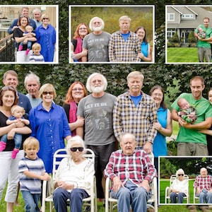 Realistic Merge of Different Photos, Add Deceased Loved One to Photo,  Realistic photo combine,The best Father day gift for mom,Parents Gift