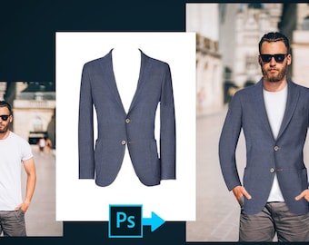 Add suits to people in Photoshop || Changing clothes