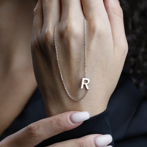 14K Gold Minimalist Initial Necklaces, The Ultimate Personalized Gift for Her, Perfect for Birthdays, Sisters and Daughters