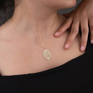 Personalized Memorial Necklace, Fingerprint Keepsake, Loss of Loved One, Memorial Jewelry