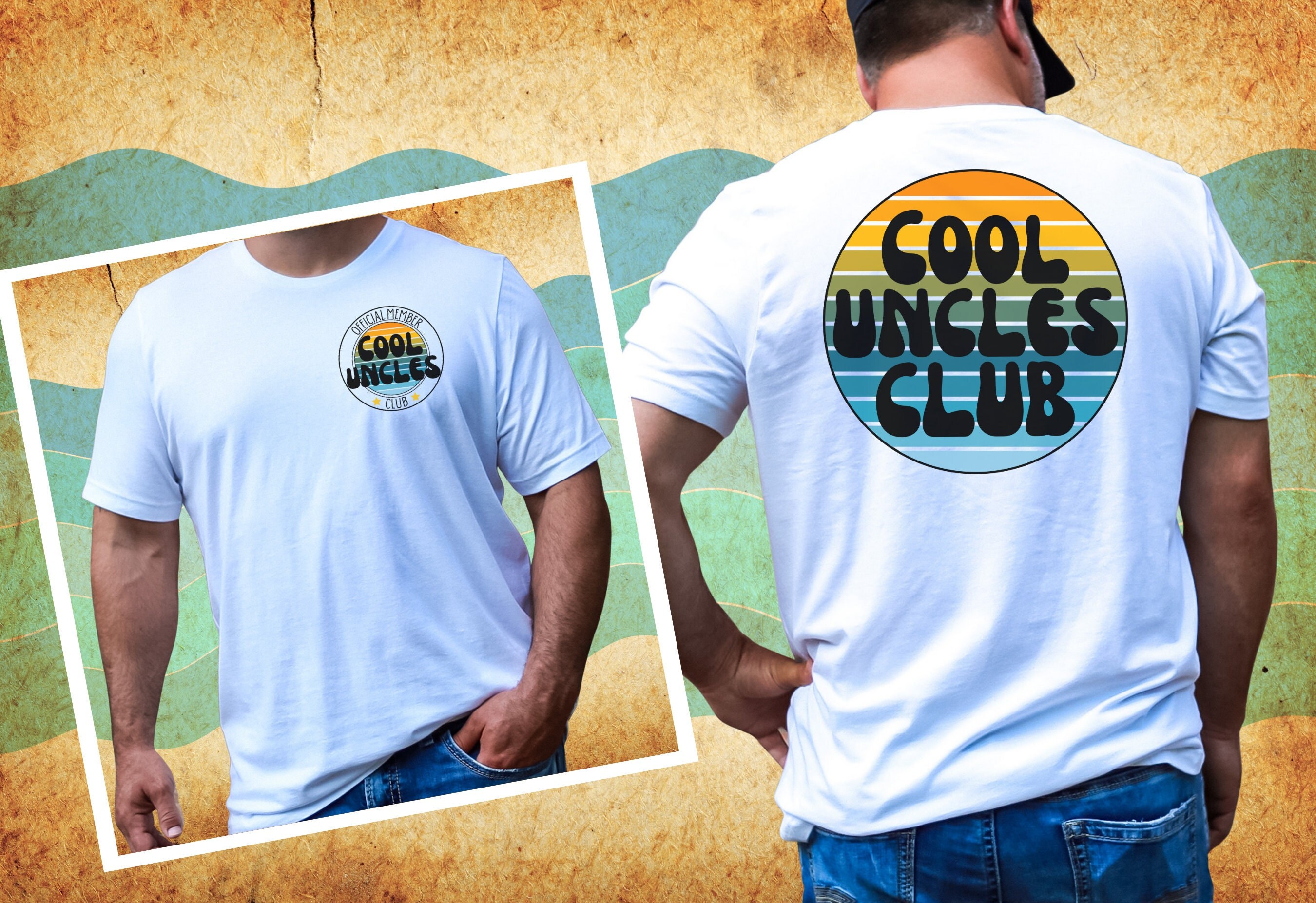 Cool Uncle Club Svg Graphic By Retro Svg Shirt · Creative Fabrica