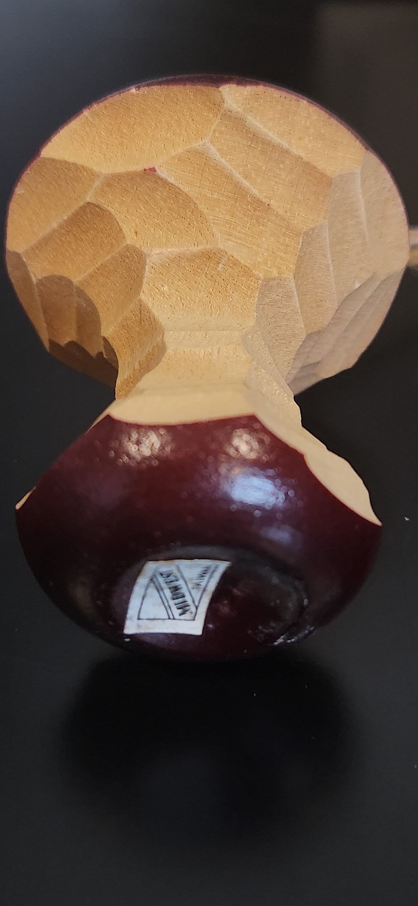 Wooden Apple Core Ornament Etsy