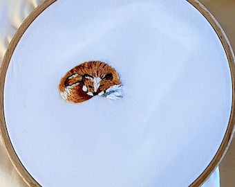 Little Fox Embroidery PDF Pattern & Explanations