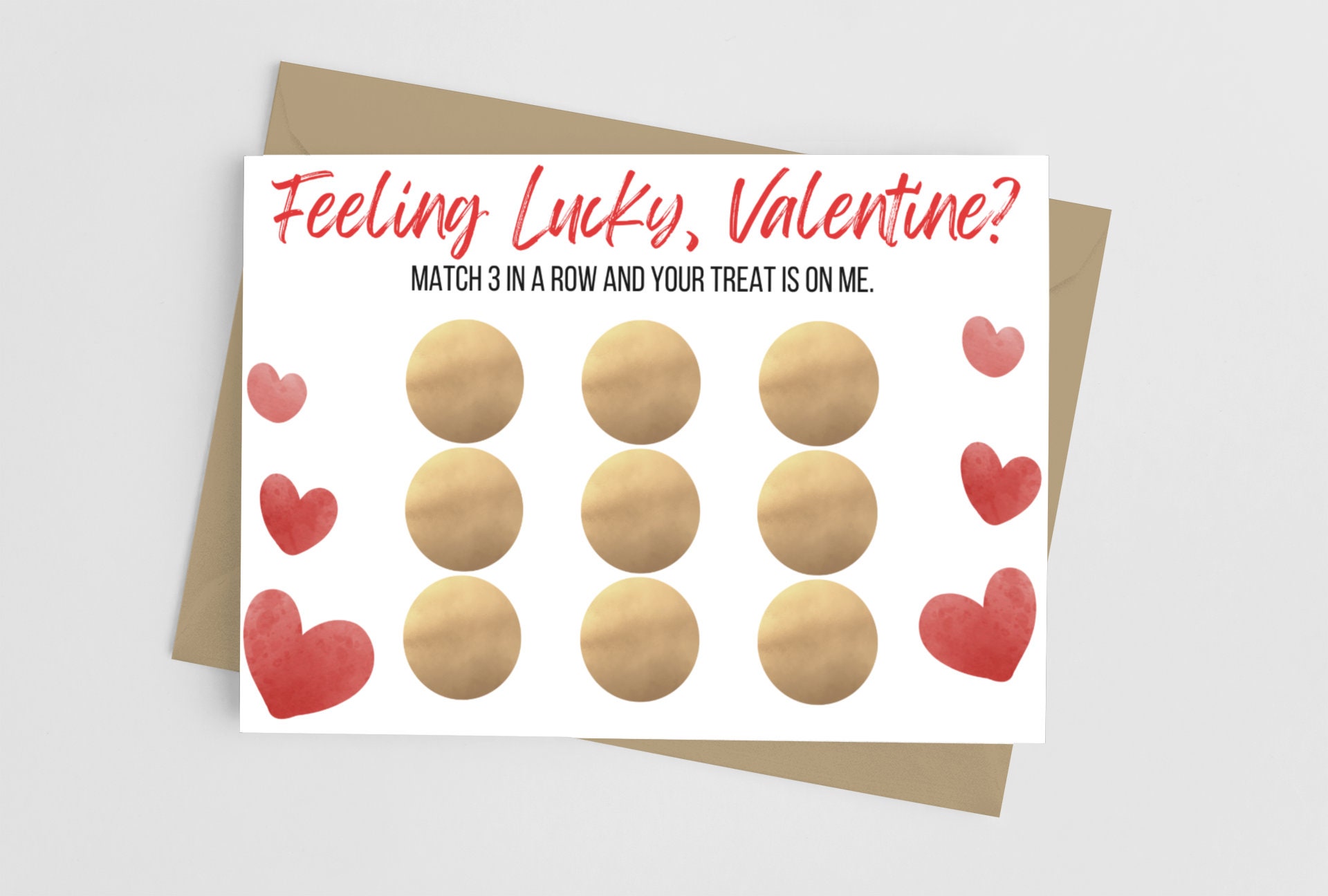 Naughty Valentines Day Cards for Boyfriend, Funny Scratch Off Card